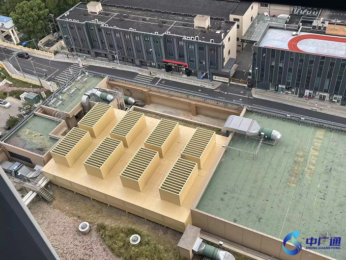 閔行行政服務(wù)中心風(fēng)冷熱泵機組降噪治理項目